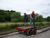 Mangapps's GER Poling Trolley 1st Prize, National Velocipede Rally, Churnet Valley Rly, July-2010