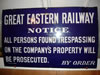 Museum-GER Trespass Notice