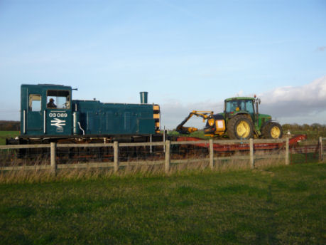 Mangapps Railway Hedge Trimming